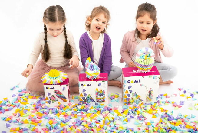 Klocki Konstrukcyjne Origami Meli Gami Pink 500