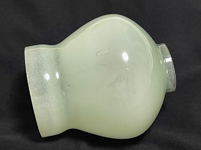 PRL klosz lampy szklany mały mleczny