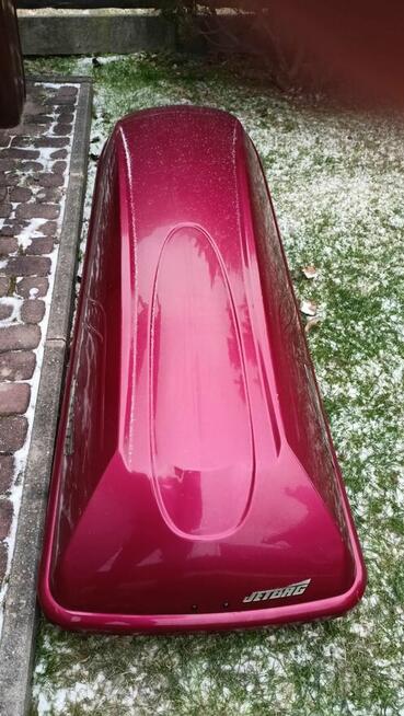 Box na dach Jetbag Thule 700 st.bdb na kwadrat belki