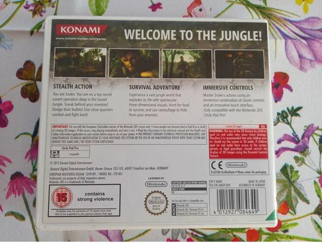 Metal Gear Solid 3D Snake Eater 3DS