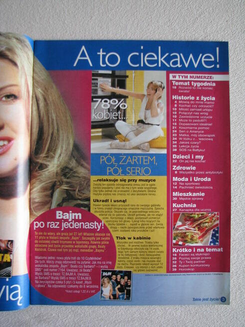 Magazyn Takie jest życie nr 9 i 36 z 2003 r.