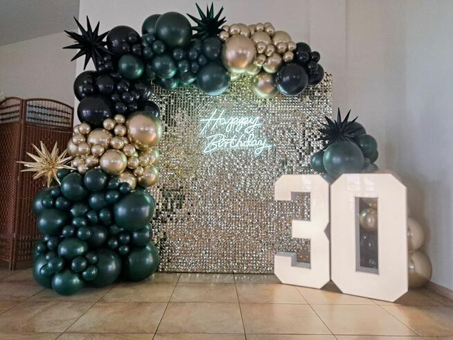 Ścianka balonowa, dekoracje balonowe