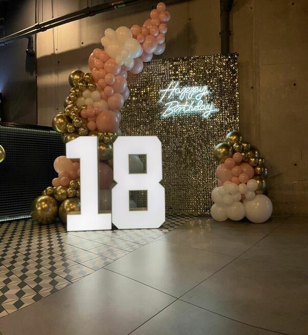 Ścianka balonowa, dekoracje balonowe