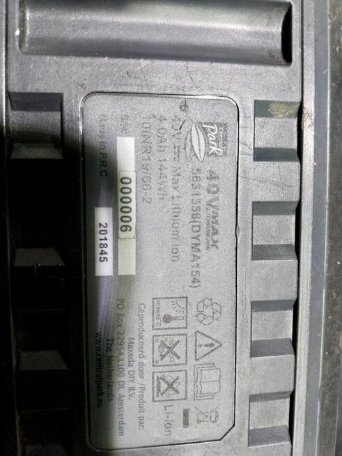 Akumulator Central Park 40V 4.0 Ah nowe ogniwa 100 %
