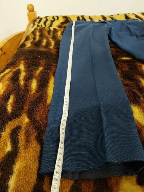 Garnitur męski spodnie kpl granatowy zadbany