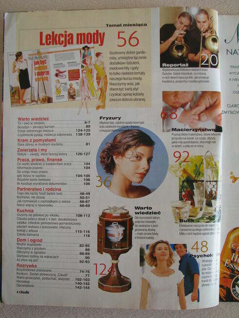 Magazyn Claudia – miesięcznik z lat 1997 - 2013