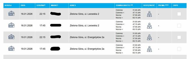 Inwentaryzacja Zielona Góra > 16.01 oraz 19.01.2026!!!