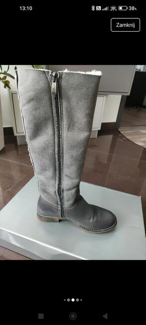 Sprzedam kozaki damskie skórzane