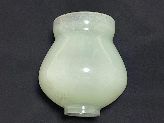 PRL klosz lampy szklany mały mleczny