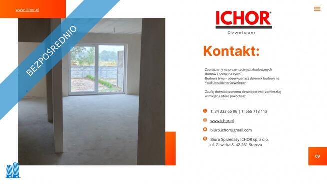 Dom Starcza ul. Brzozowa 30 ICHOR Deweloper