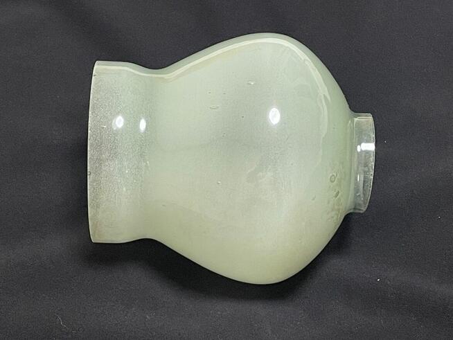 PRL klosz lampy szklany mały mleczny