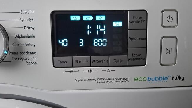 Pralka Samsung Slim WF60F4E3W2W