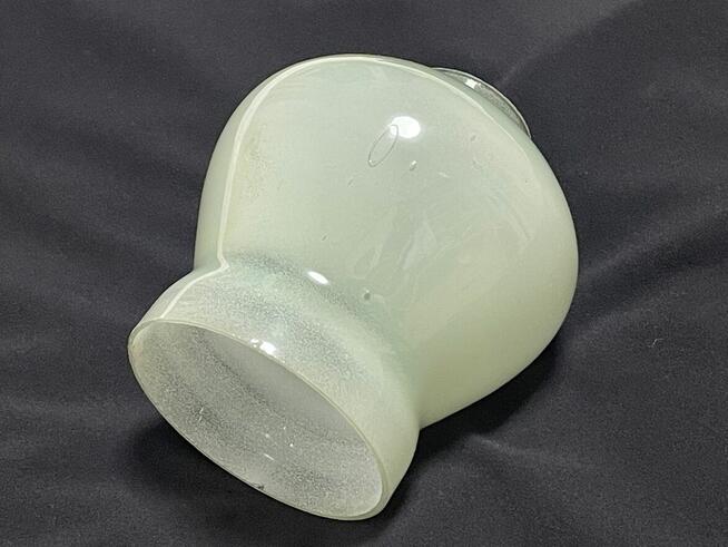 PRL klosz lampy szklany mały mleczny