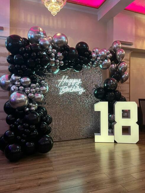 Ścianka balonowa, dekoracje balonowe