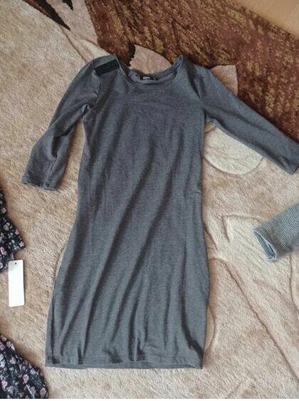 NOWA Szara sukienka damska
