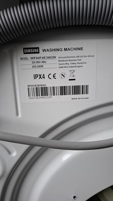 Pralka Samsung Slim WF60F4E3W2W