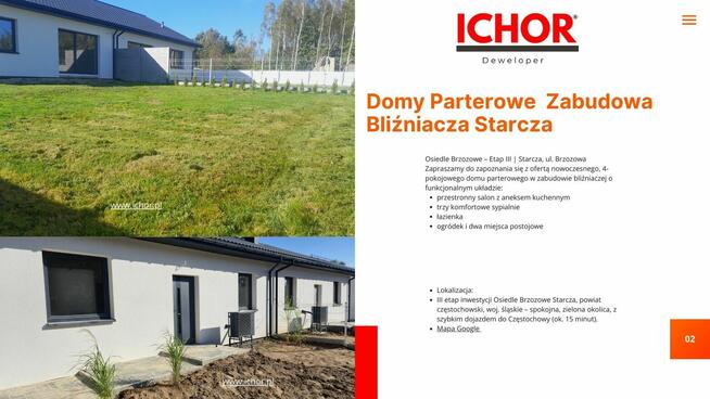 DOM Parterowy | Podłogówka, ogrodzenie, pompa ciepła ICHOR
