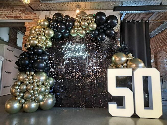 Ścianka balonowa, dekoracje balonowe