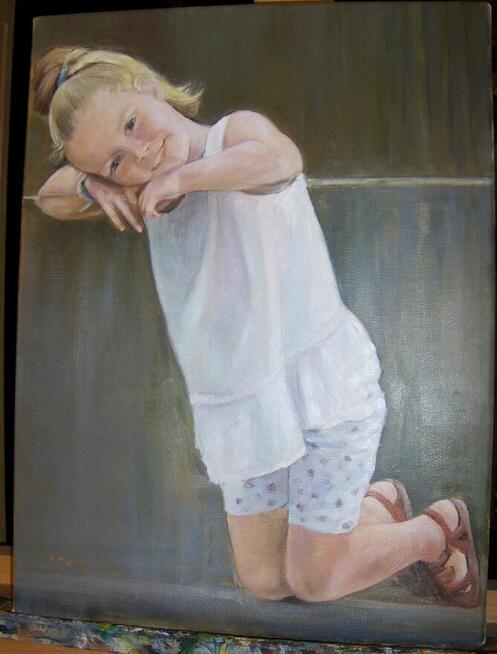 Ręcznie malowana portret