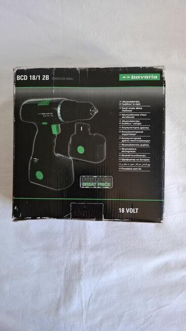 Wkrętarko-wiertarka Bavaria BCD 18/1 2B