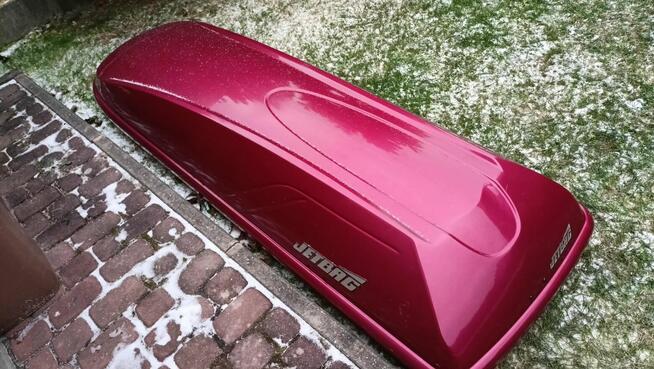 Box na dach Jetbag Thule 700 st.bdb na kwadrat belki