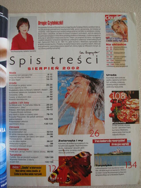 Magazyn Claudia – miesięcznik z lat 1997 - 2013