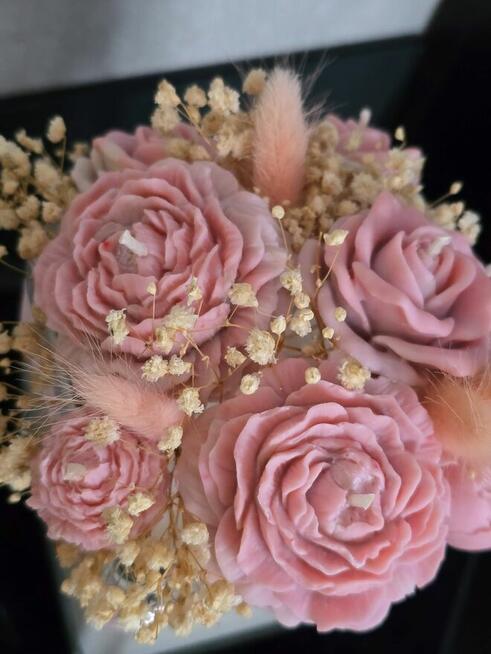 Bukiet w świecy/ prezent