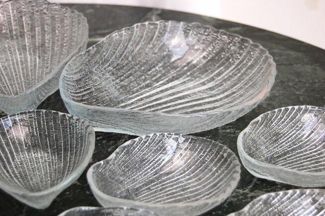 Salaterki miski muszla szkło Ząbkowice Ludwik Fiedorowicz vi