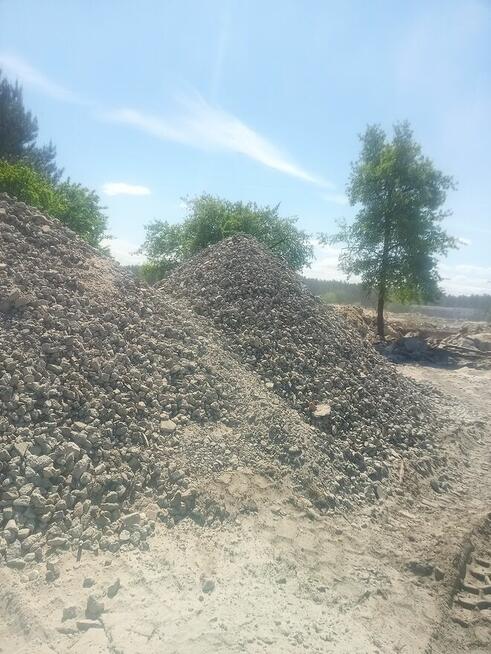Kruszywa betonowe mielone czysty przekrusz frakcja 0-64