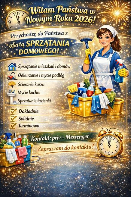 Oferuję usługi sprzątające