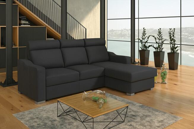 Zgrabny narożnik Maxim- spanie + pojemnik Gratis!