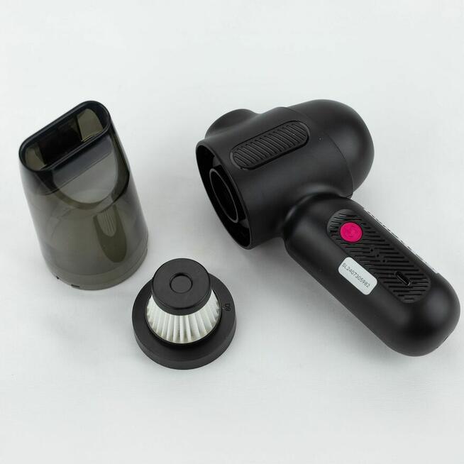 Odkurzacz ręczny samochodowy USB, nowy komplet z końcówkami