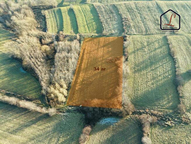 Działka rolna o pow. 34 ar. Grybów Siołkowa