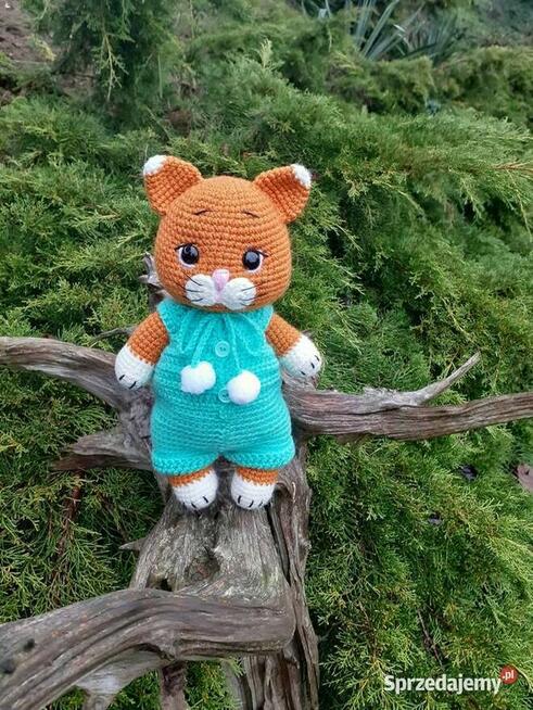 Kot kotek na szydełku