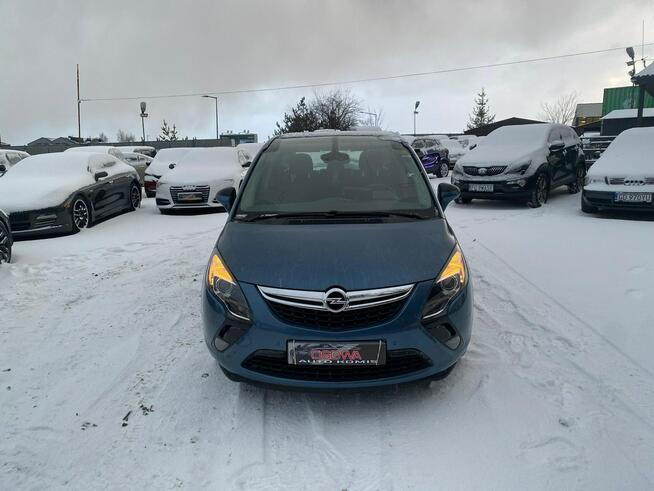 Opel Zafira 1.4i turbo + gaz 7.os. Panorama pod.kierownica bezwypadkowy zam.1.r.gw