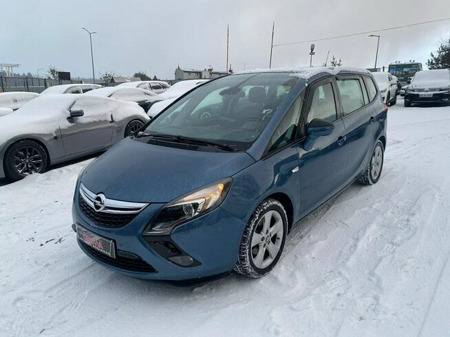 Opel Zafira 1.4i turbo + gaz 7.os. Panorama pod.kierownica bezwypadkowy zam.1.r.gw