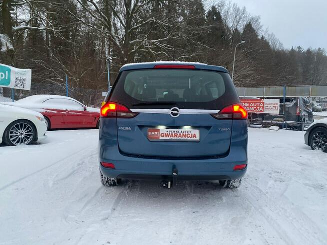 Opel Zafira 1.4i turbo + gaz 7.os. Panorama pod.kierownica bezwypadkowy zam.1.r.gw