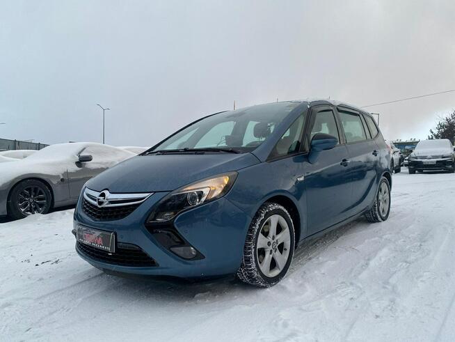 Opel Zafira 1.4i turbo + gaz 7.os. Panorama pod.kierownica bezwypadkowy zam.1.r.gw