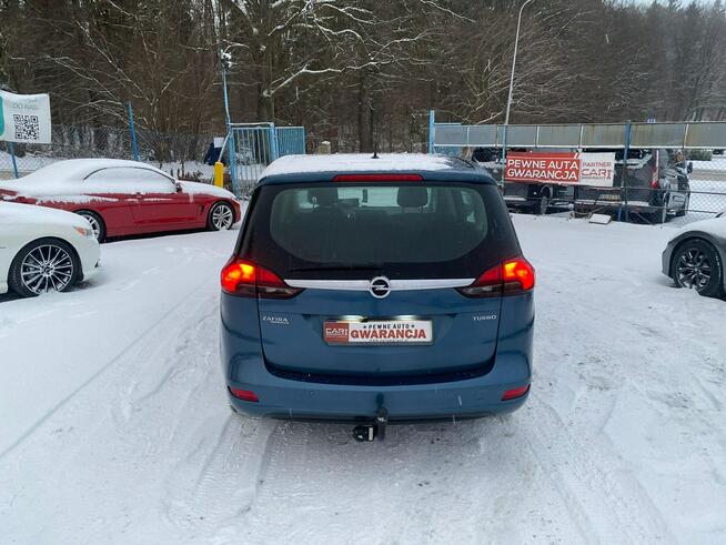 Opel Zafira 1.4i turbo + gaz 7.os. Panorama pod.kierownica bezwypadkowy zam.1.r.gw