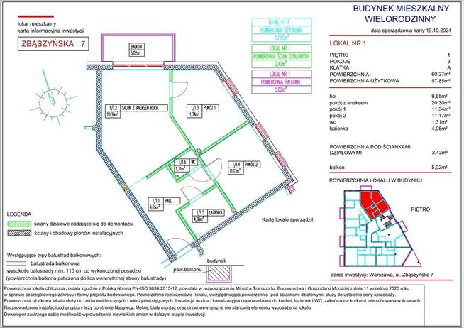 3 przestronne pokoje, Przystań Włochy