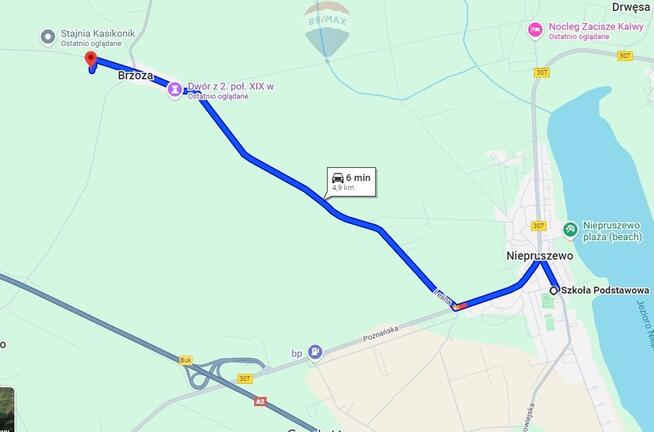 Działka budowlana 20 min od Poznania przy A2 Buk