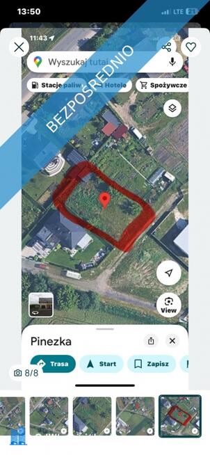 Działka budowlana Dalki