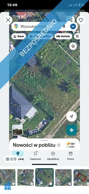 Działka budowlana Dalki