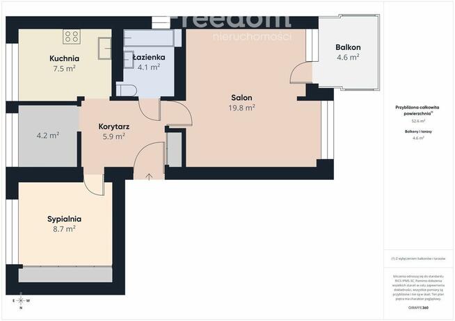 2-pokojowe mieszkanie z balkonem i piwnicą | Opole