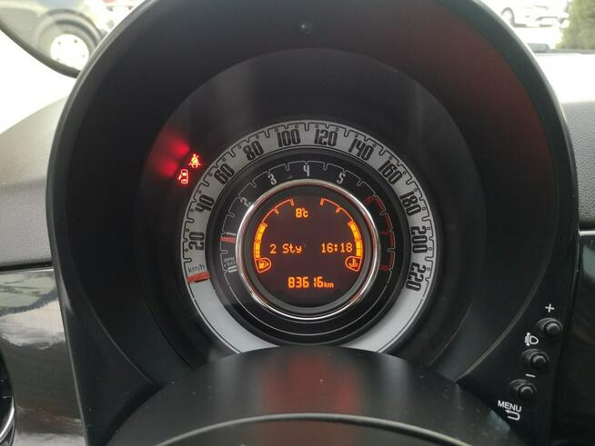 Fiat 500 1.25 16v 70KM Klima Alu 16 Ledy Tempomat Parktronik Isofix Gwarancja