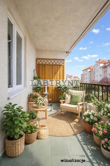 Parkitka, 36m2, 1. piętro, balkon, czynsz 400 zł