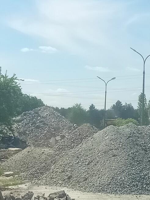 Kruszywa betonowe mielone czysty przekrusz frakcja 0-64