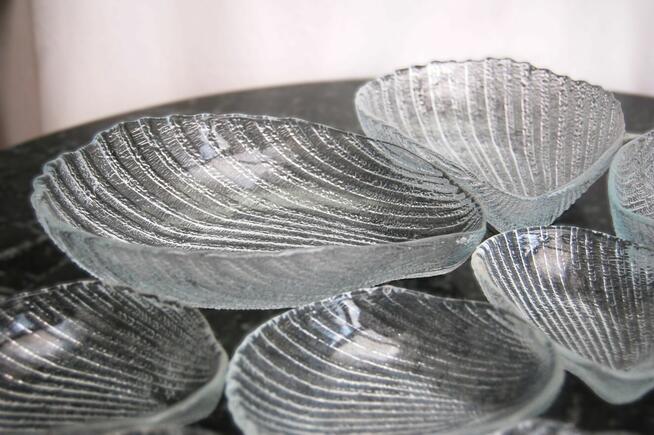 Salaterki miski muszla szkło Ząbkowice Ludwik Fiedorowicz vi