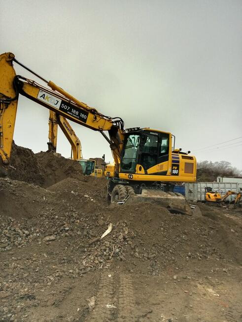 Wykopy pod budynki prace ziemne