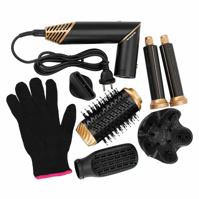 Suszarko lokówka do włosów 6w1 Opis: